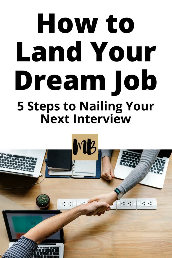 Discover how to land your dream job with these 5 proven interview tips | #millennialcareer #careeradvice #tips #dreamjob #interviewtips