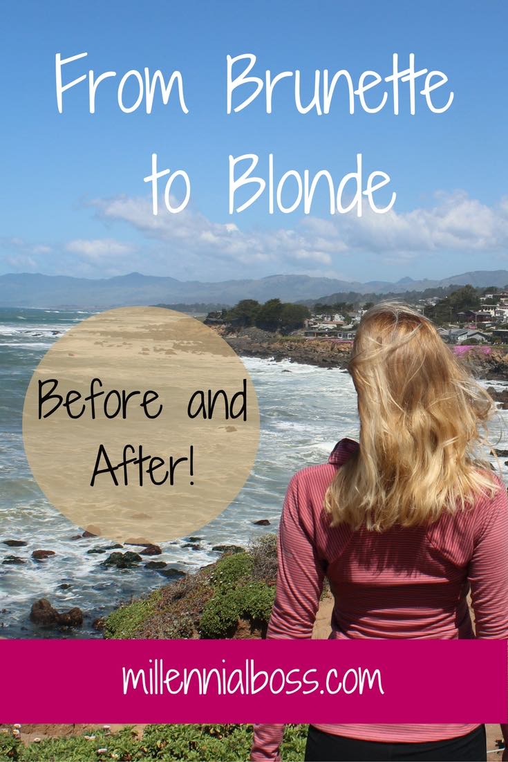 The Cost Of Going Brunette To Blonde Before And After Balayage