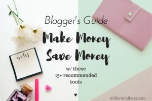 bloggers guide to making money