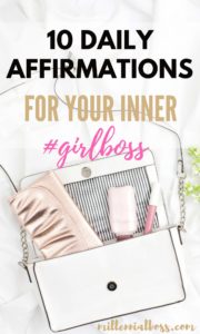Daily affirmations for women I Money affirmations for girl bosses I Inspirational quotes for girl bosses