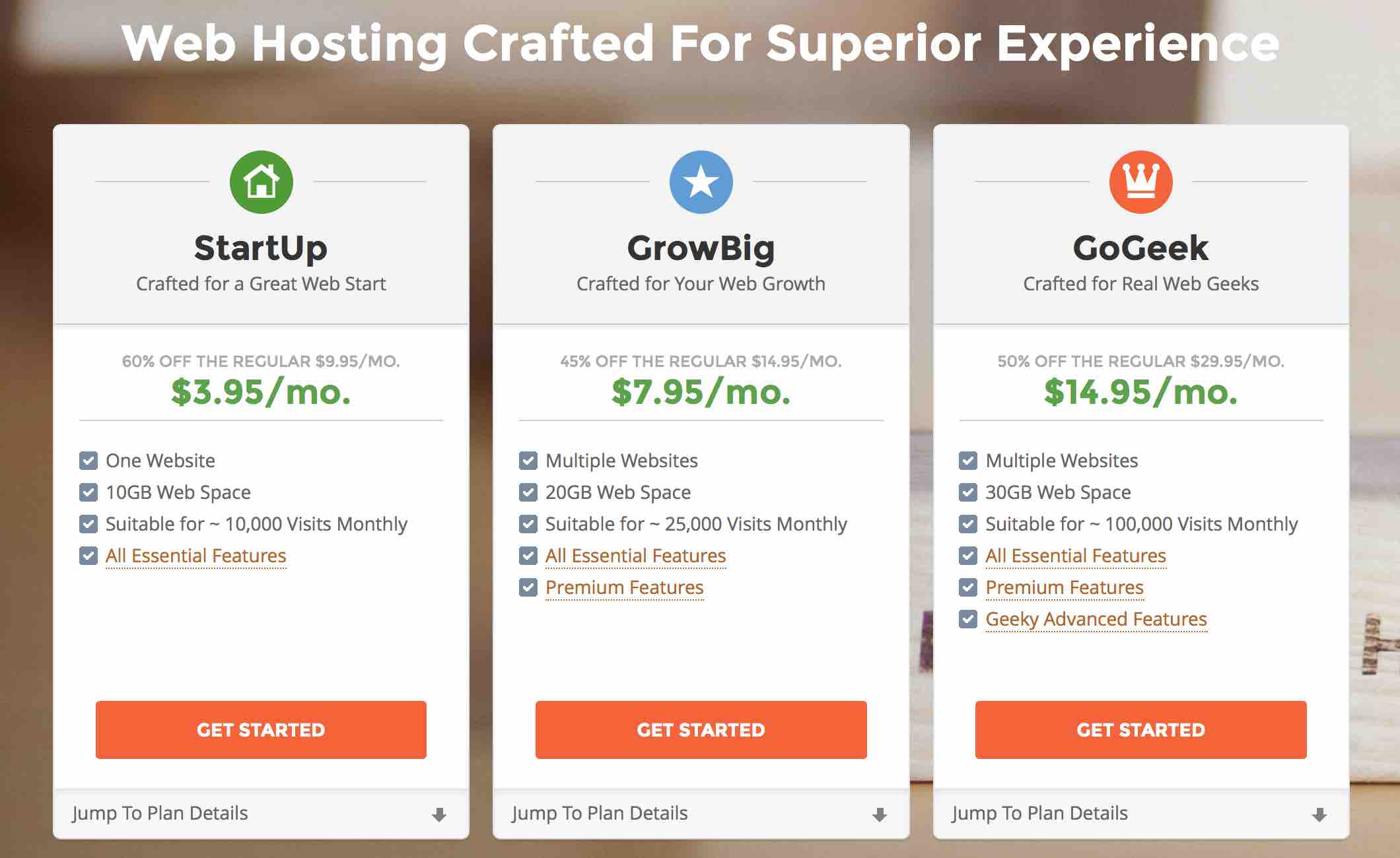 siteground-pricing-tiers