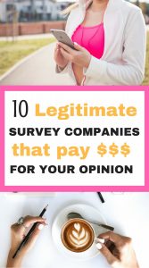 Legitimate survey companies that will also pay me in gift cards and cash! Love this list of survey companies!