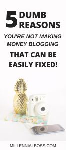 Great advice on how to make money on your blog! (When you're frustrated and ready to give up on your blog!)