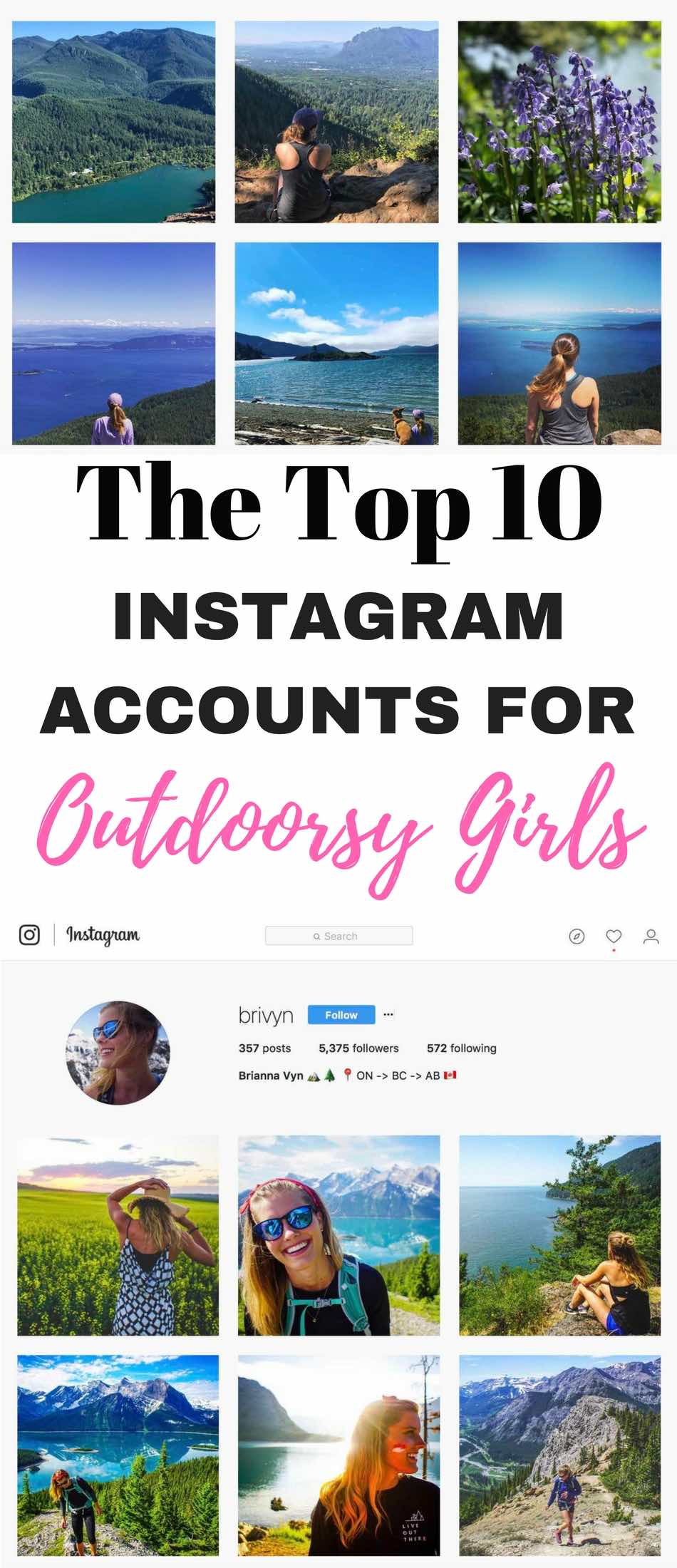 these ladies are super inspirational i want to be a mountain girl - instagram follow me pics