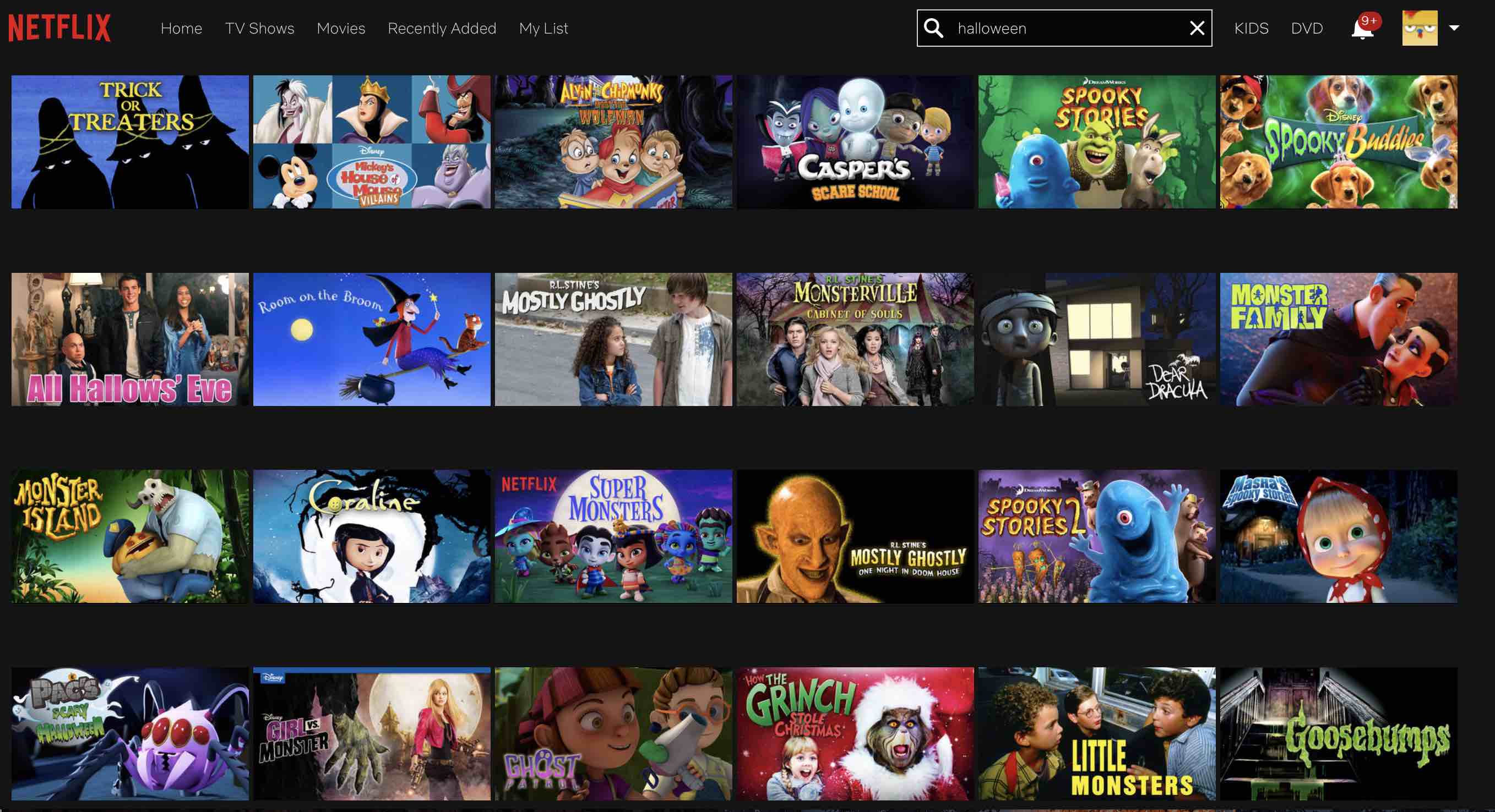 family halloween movies on netflix 2019