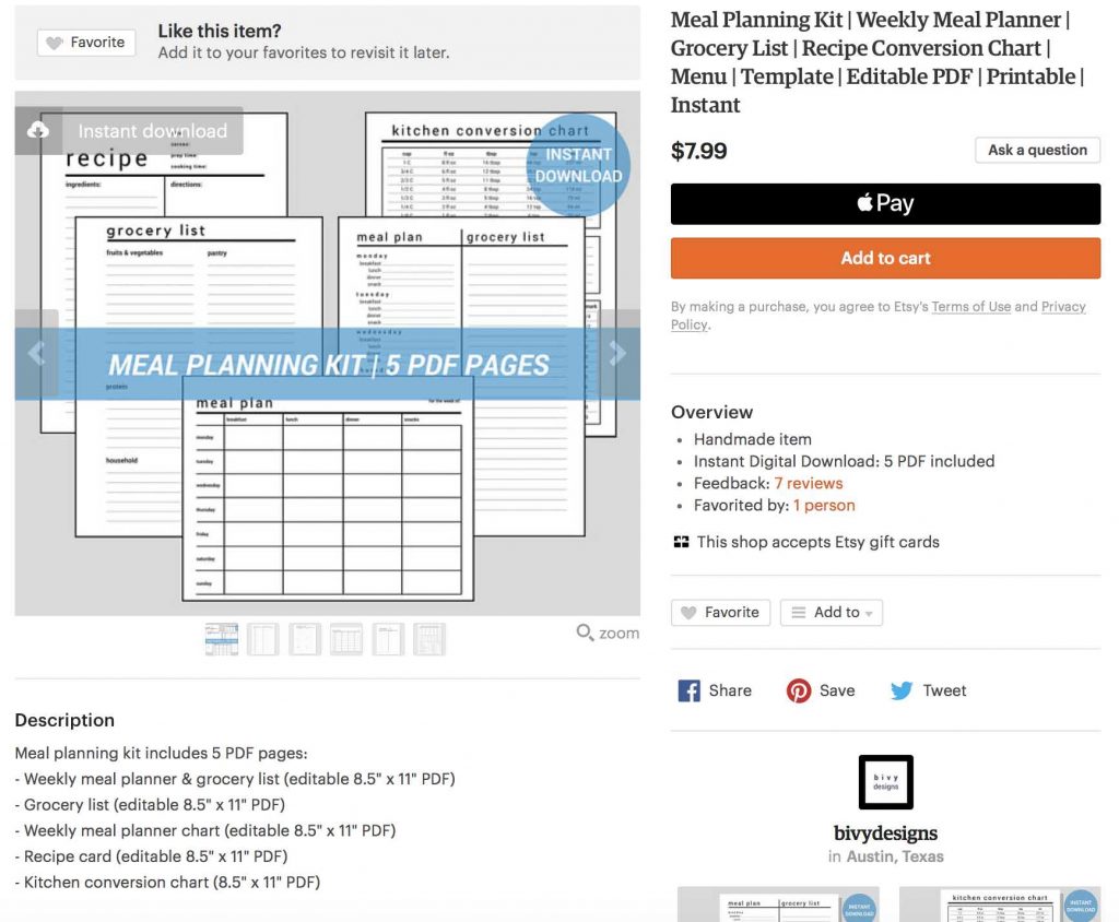 14 Awesome Etsy Printable Shops from our Etsy Mastermind