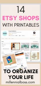 etsy shops with printables list