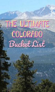 This Colorado Summer Bucket List has everything on my list this summer!