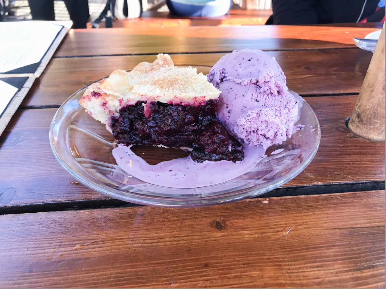 huckleberry ice-cream