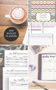 The best printable budget planners and templates #budgeting #saving