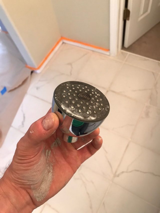 How to Paint a Brass Shower Frame for 30 (Shower Door DIY)