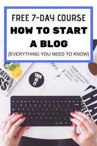 How to Start a Blog Free Course #blogging