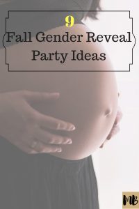 fall gender reveal party ideas