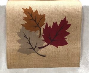 fall leaf table runner fall kitchen decor