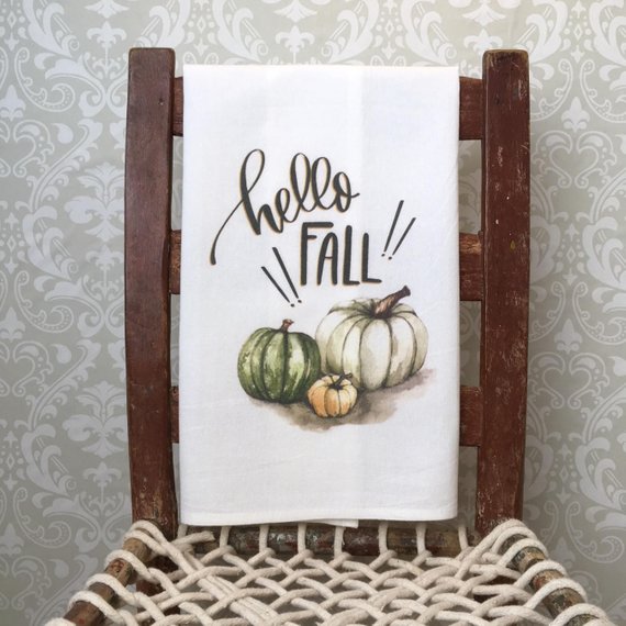 Hello Fall Kitchen Decor