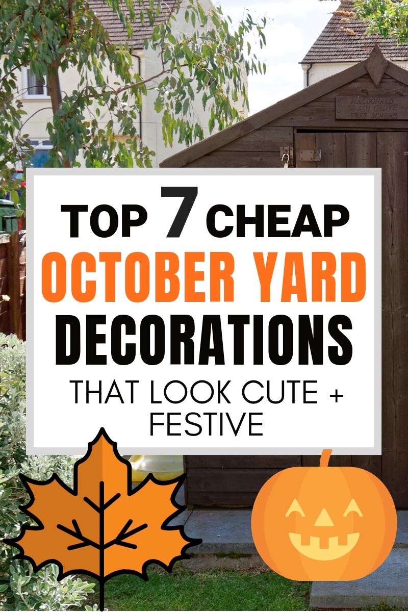 7 Halloween Yard Decoration Ideas that are Cute + Cheap