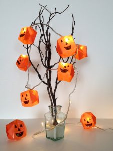 origami halloween lights diy decorations