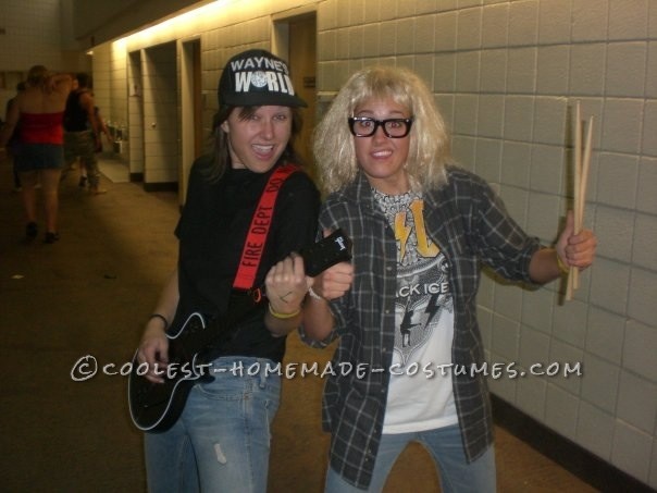 wayne garth wayne's world diy halloween couples costumes