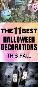 These are the Best Halloween Decorations you can DIY this Fall with a few Etsy Halloween Decorations thrown in |. DIY Halloween Decorations #halloweendecorations #halloweendecor #halloweenideas