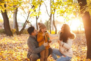 Fall family photo DIY idea