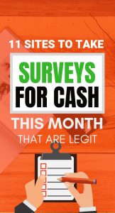 Legitimate Survey Sites that Pay Cash + Gift Cards #surveys | surveys that pay cash 2018