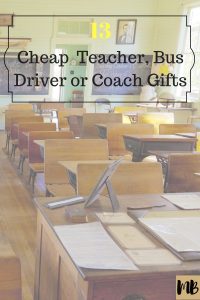 Cheap Teacher Bus Driver Coach Gifts
