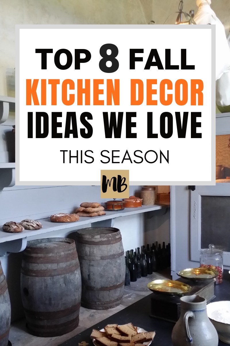 Fall Kitchen Decor - Clean and Scentsible