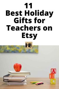 11 Best Holiday Gifts for Teachers on Etsy | These gifts are perfect for the special teachers in your life! #teachergifts