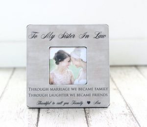 To My Sister In Law Photo Frame