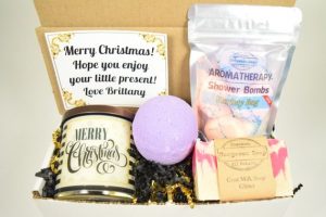 Custom Christmas Spa Gift Box