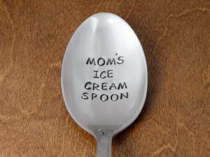 Personalized Mom's Ice Cream Spoon