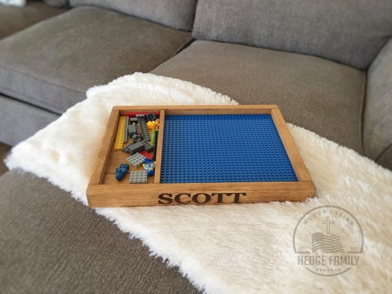 Personalized Lego Building Tray - Millennial Boss