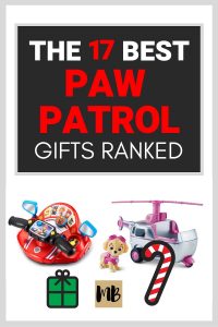 I found Paw Patrol Gifts for Christmas and ranked them. All of these Paw Patrol gifts are available on Amazon. #pawpatrol