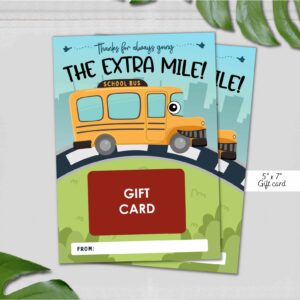 bus driver appreciation gift card holderr