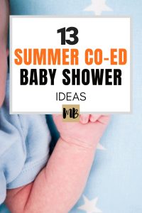 Summer CoEd Baby Shower Celebration Ideas #babyshower