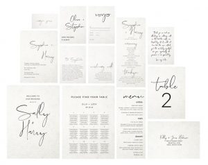 diy wedding invitations minimalist