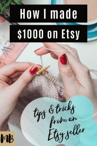 Making my first 1000 as an Etsy seller - here is my story
