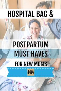My hospital bag and postpartum checklist (and the advice I wish other new moms had told me!)