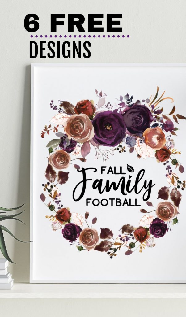 6 Free Floral Fall Printables for Your Wall