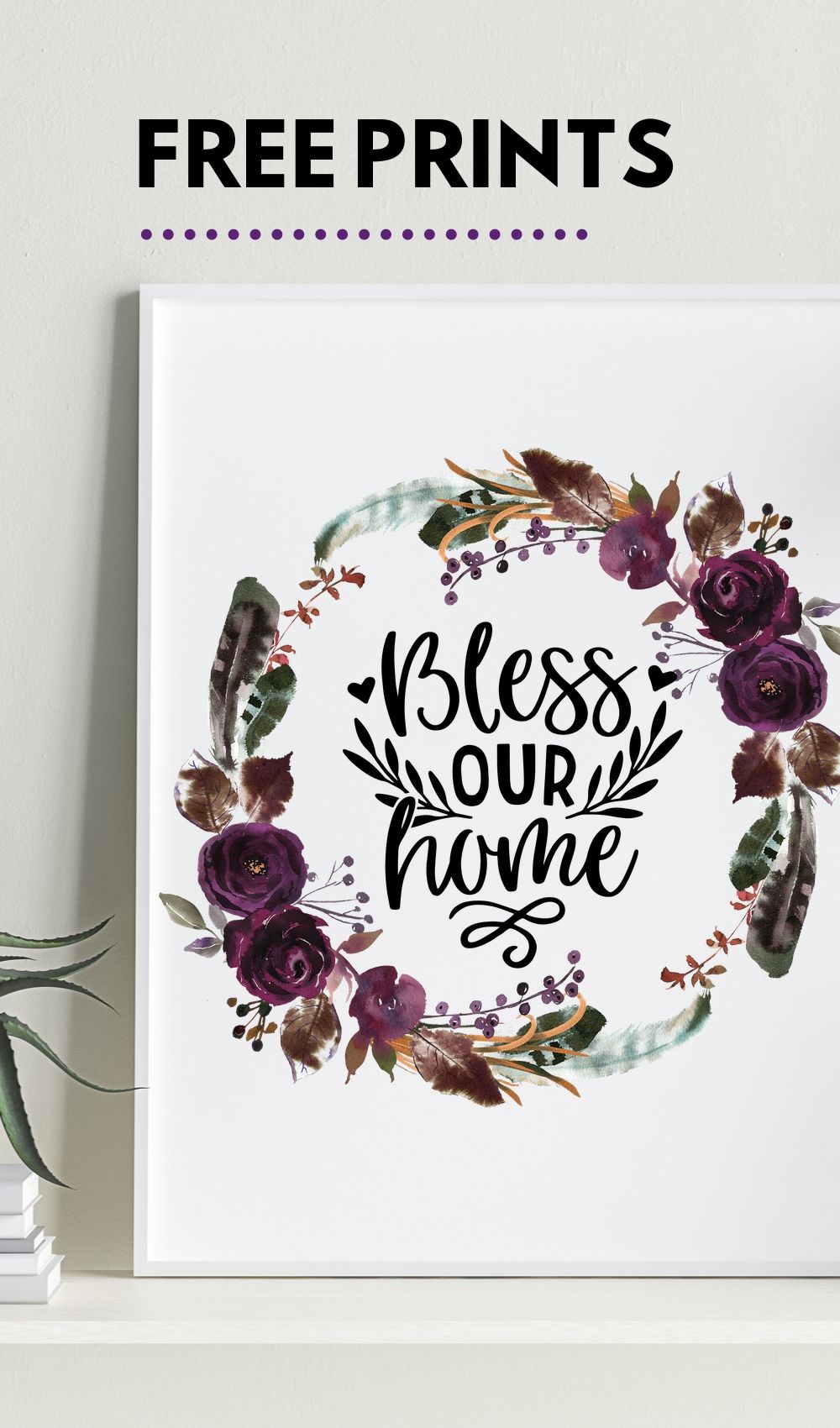 Free bless our home printable and 6 others #Fall #hellofall