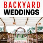 BACKYARD WEDDING IDEAS