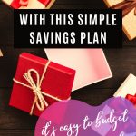 Save for Christmas with this Simple Savings Plan Budget and Payment for Christmas Presents