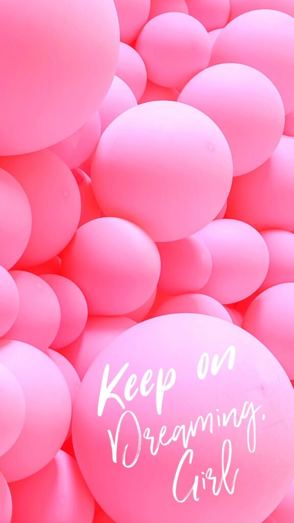 pink wallpaper for girls with quotes