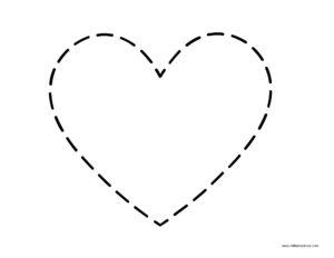 Free Heart Templates pdf in all different sizes