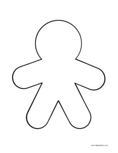 gingerbread man template