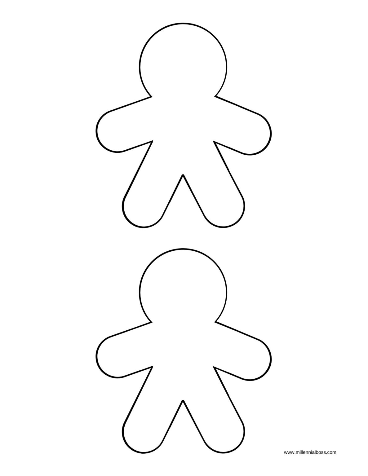 Gingerbread Man Templates