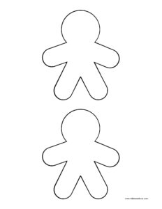 gingerbread man templates