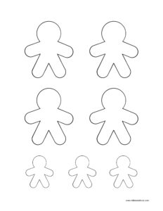 Gingerbread Man Templates