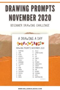 drawing prompts november 2020