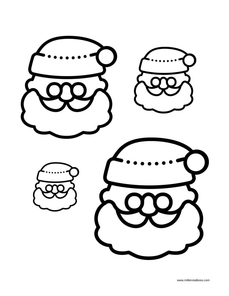 Santa Claus Drawing that is super easy to do